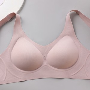 <span class=keywords><strong>Soutien</strong></span>-<span class=keywords><strong>gorge</strong></span> une pièce sans couture grande taille, à bonnets fixes, avec gel push-up, sans armatures, couvrance totale, fermeture dorsale gothique, confortable - Product Image 1