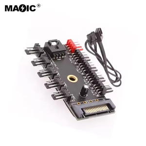 Magelei <strong>Computer</strong> 10 Road Chassis Fan Hub 4pin/SATA Fan Extension 1 to 10Road SATA Fan Controller 4pin Other <strong>Computer</strong> <strong>Accessories</strong> - Product Image 3