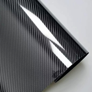 Pabrik Grosir Kertas Pembungkus Mobil Serat Karbon Hitam Mengkilap 2D 3D 4D 5D 6D 7D <span class=keywords><strong>Vinyl</strong></span> Foil Karbon untuk Mobil - Product Image 2