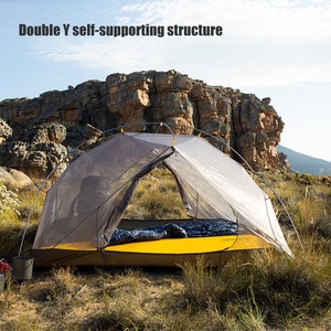 Tente <span class=keywords><strong>de</strong></span> randonnée extérieure imperméable et légère, poteau en aluminium ultraléger pour 2 personnes, tentes <span class=keywords><strong>de</strong></span> camping 4 saisons à <span class=keywords><strong>vendre</strong></span> - Product Image 5
