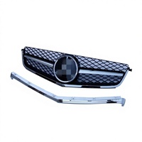 Classe C W204 C63 Grille avant pour W204 C63 Grille de pare-chocs avant 2008 à 2011 ans Auto Car Center Grill Facelift Upgrade Part