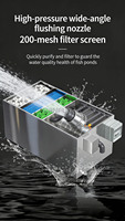 Filtre à tambour combiné en acier inoxydable sur mesure pour bassin à carpes koï, fontaine de jardin, système de filtration pour bassin à poissons, aquaculture