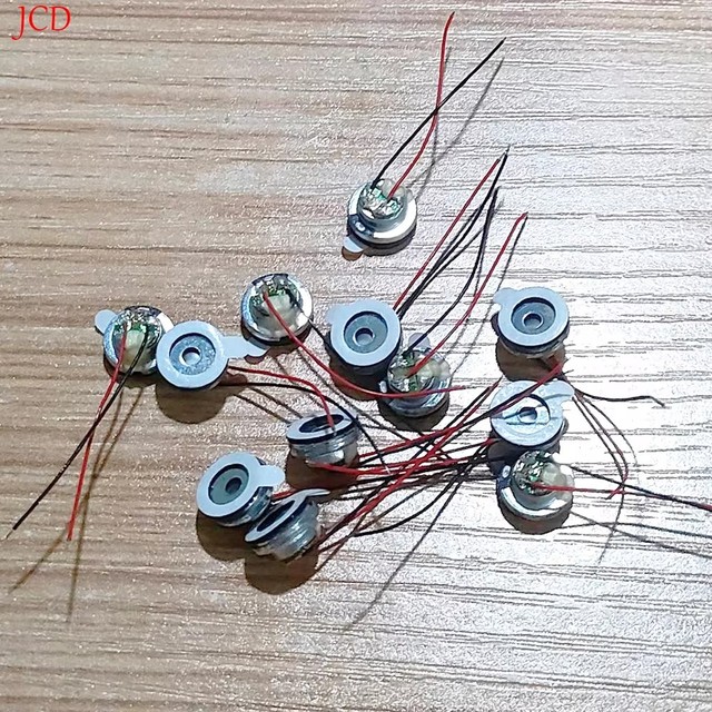 32ohm Round 8mm Headphone small speaker subwoofer TWS earphone speaker DIY Parts Driver Unit w/ cable line repair part