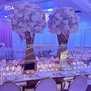 Metal Vase Wedding <b>Table</b> Center Decoration Centerpiece Metal Vase Decoration - Product Image 2