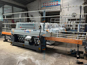 Machine de découpe de verre verticale Eworld à 9 broches, pour bords droits et arrondis, alimentée par <span class=keywords><strong>moteur</strong></span> 380V, usine de fabrication Shandong - Product Image 5