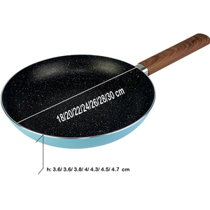 <strong>Non</strong> <strong>Stick</strong> Granite <strong>Coating</strong> Fry Pan <strong>Set</strong> Nonstick <strong>Cookware</strong> <strong>Set</strong> Flat Pancake Egg Steak Chicken Cake Fry Pan <strong>Set</strong> - Product Image 3