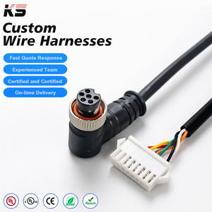 Kabel Konektor Custom GX12 6Pin ke SMP2.5 8PIN 24AWG Rakitan Kabel Harness - Product Image 1