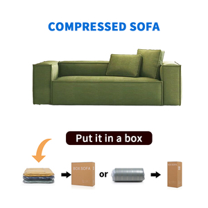 Moderne Italiaanse Familie Meubelen Luxe Vrijetijdshuis Modulaire Compressie Sofa Set Met Armleuning Stof Voor Appartement Gebruik - Product Image 2