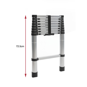 <span class=keywords><strong>Échelle</strong></span> télescopique en <span class=keywords><strong>aluminium</strong></span> de 2,6 <span class=keywords><strong>mètres</strong></span>, marches télescopiques, <span class=keywords><strong>échelle</strong></span> pliante - Product Image 2