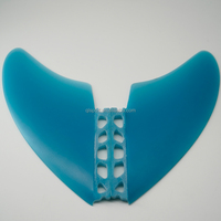 Prix d'usine, ailerons de paddle en plastique, améliorent le Green G5 Tri Set, aileron simple pour les lacs et les rivières