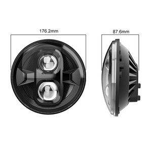 Faro delantero redondo led de alta potencia para coche, sistema de iluminación con haz de 7 pulgadas para <span class=keywords><strong>Jeep</strong></span> Jk Alto y Bajo, novedad - Product Image 4