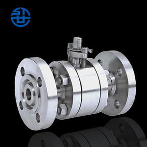 Vanne à bille en acier forgé intégral de norme américaine A105 au gaz naturel, DN100, pour l'industrie chimique, avec bride - Product Image 4