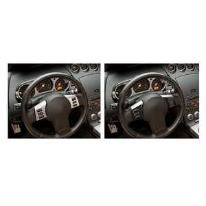 Adesivo Decorativo per Nissan 350Z 2006-09, Accessori Auto in Fibra di Carbonio, Decorazione per Pulsanti del Volante - Product Image 6