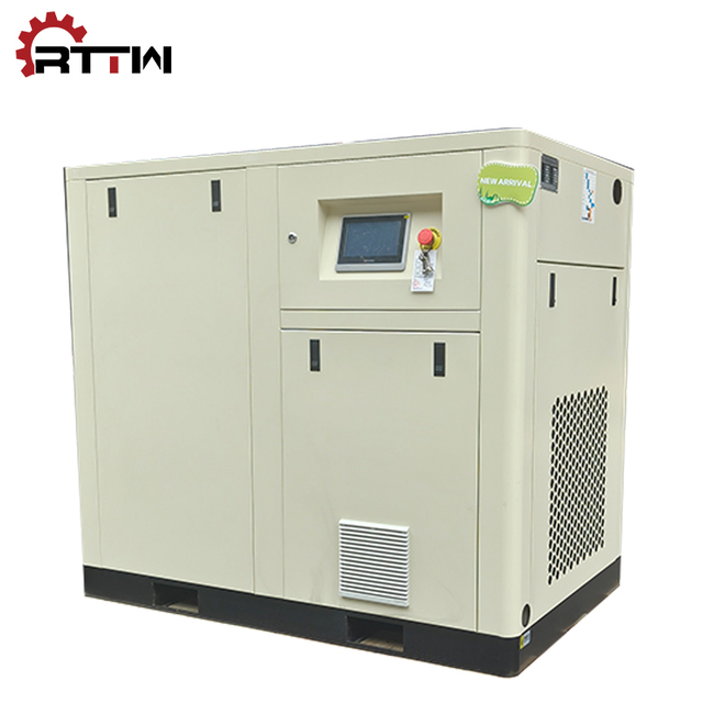 RTTW CE Certification 30kw 40HP 380V/50HZ PM Variable Speed Screw Type Compressor for Paper Packaging Machine