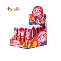 Vente en gros de marques de distributeur personnalisées Tubble Gum Dentifrice Forme Halal Fruit Bubble Gum Liquide