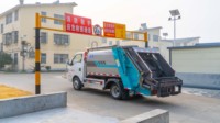 Camion à ordures à compression hydraulique Dongfeng 5m 4x2 à énergie nouvelle, Euro 6, transmission manuelle
