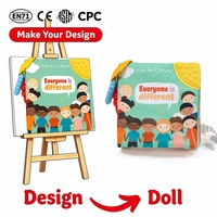 Jouets en peluche personnalisés pour bébé en coton PP doux, non toxiques, respectueux de la peau, cadeau d'anniversaire, doublure en maille, compagnon de sommeil