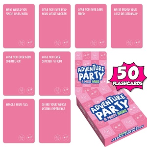 50 Pezzi di Carte da Gioco in Cartoncino Rosa Impermeabili per Adulti, per Migliorare l'Atmosfera e Aumentare l'Affetto - Product Image 3