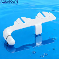 Bidet intelligent ultra-plat en plastique moderne pour salle de bain, à eau froide, sans électricité, avec double buse autonettoyante, vente en gros
