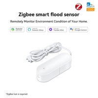EWelink Smart Zigbee Detektor Kebocoran Air Bertenaga Baterai Alarm Ketinggian Air Kontrol Aplikasi Daya Tahan Baterai 4 Bulan Rumah Pintar