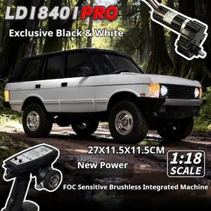 Voiture télécommandée professionnelle LDRC 18401Y/G améliorée, modèle de jouet pour garçons, avec moteur brushless intégré à capteurs, en métal, télécommande incluse - Product Image 5