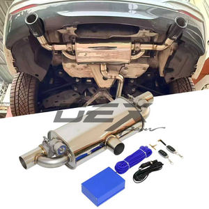 <span class=keywords><strong>Silencieux</strong></span> d'échappement DEX Valvetronic type T universel avec valve, en acier inoxydable, kit de commande de coupure de sonorisation à valve sous vide - Product Image 1