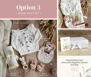 Mantas de Punto Bordadas Personalizadas Kaiyue para Bebé, Regalos para Recién Nacido, Nuevos Sets de Regalo para Bebé, Conjunto Personalizado para Niños y Niñas - Product Image 3