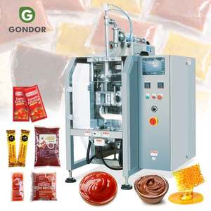 Mini Filling Making Four Lane Tomato Ketchup Sachet Make Machine 6 Track for Hot Sauce Small 10g Packaging - Product Image 1