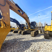 Excavatrice sur chenilles CAT 336D d'occasion, modèle 2025, moteur Cummins, 36 tonnes, 100/500 heures, entièrement inspectée pour les travaux de démolition de roches