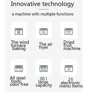 Freidora de aire para <span class=keywords><strong>microondas</strong></span> de 17L, <span class=keywords><strong>digital</strong></span>, <span class=keywords><strong>sin</strong></span> aceite, fácil limpieza - Product Image 6