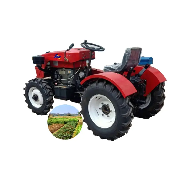 Reliable Tractor Small Plow For Sale High Production Efficiency And High Economic Benefits Four-wheel Mini 20 HP Tractor