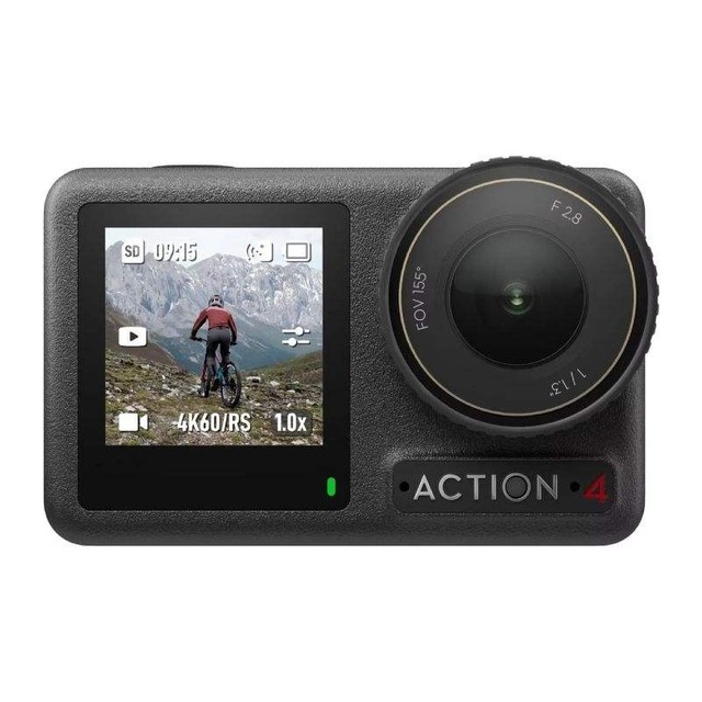 D J I Osmo Action 4 Standard Combo 4K Action Camera 120fps HD Anti Shake Vlog Super-Wide FOV 1/1.3" Sensor Waterproof Action Cam