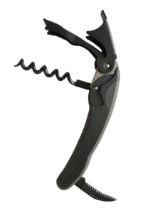 Sacacorchos Profesional <span class=keywords><strong>Rialto</strong></span> Personalizable con Logotipo, de Dos Palancas, de Acero Inoxidable, con Mango Suave - Product Image 1