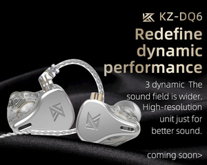 Audífonos <span class=keywords><strong>KZ</strong></span> <span class=keywords><strong>DQ6</strong></span> 3DD con Controlador Dinámico HIFI, Auriculares Intrauditivos de Alta Resolución con Cancelación de Ruido - Product Image 4