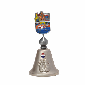 ODM Nhà Máy Trực Tiếp Giá Barcelona Kim Loại 3D Hà Lan Emboss Chuông Áo Vienna Bữa Ăn Tối Tay Chuông Ý Milano Lưu Niệm Chuông - Product Image 2