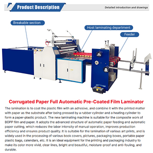 ZH-YTM hoàn toàn tự động tốc độ cao Bopp nhiệt phim <span class=keywords><strong>Laminator</strong></span> cho các tông sóng, cấp công nghiệp với Auto SLITTER - Product Image 4