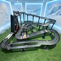 Circuit de Simulation de Voitures International Personnalisé, Grand Circuit de Course à Billes Gravitationnel, Jeu de Labyrinthe à Billes, Ensemble Complet