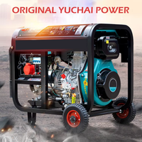 Groupe électrogène diesel de type ouvert 8,75 kVA 7 kW 498 cm³ certifié CE ISO9001, groupe électrogène fiable pour les chantiers de construction
