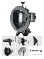 Support de flash Godox S2, support de fixation Bowens pour flash Godox V1 V860II AD200 AD400PRO Speedlite, snoot, boîte à lumière