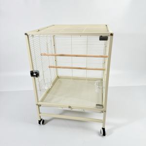 Çin üretici şeffaf cam papağan kuş kafesi ev büyük yetiştiriciliği kuş kafesi lüks kuş kafesi Villa - Product Image 3