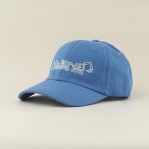 2026 New <strong>Children's</strong> Pure Cotton 6-Panel <strong>Baseball</strong> <strong>Cap</strong> Boys' Summer Cartoon Excavator Embroidery Sunscreen Visor Outdoor 1-6 Years - Product Image 3