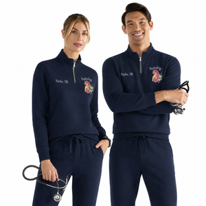 Sudadera Personalizada con Cierre <span class=keywords><strong>de</strong></span> Cremallera para Enfermeras, Diseño Arcoíris, Antiencogimiento, Bordada, para Hospital/Departamento, Invierno, Primavera, Otoño - Product Image 1