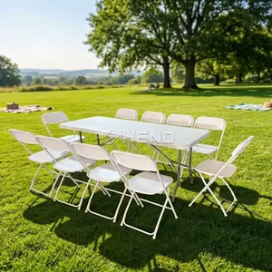 <span class=keywords><strong>Chaise</strong></span> pliante d'extérieur en <span class=keywords><strong>fer</strong></span> <span class=keywords><strong>forgé</strong></span> et acier, confortable, empilable, en résine PP blanche, idéale pour mariages, événements, fêtes et jardins – Offre Spéciale - Product Image 5
