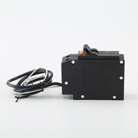 Disjoncteur différentiel miniature 1P+N de 27 mm à brancher, type RCBO, pour la protection contre les fuites à la terre, interrupteur domestique à courant résiduel micro
