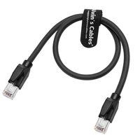 Cable Ethernet Industrial Blindado RJ45 CAT6A de Alvin's Cables, Cable Profinet de Alta Flexibilidad para Cadena de Arrastre, Revestimiento de Nailon de Alta Velocidad