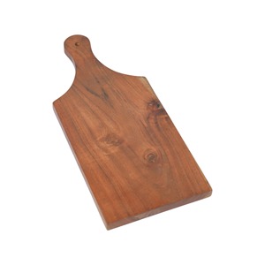 Planche à découper en bois d'acacia Planche à découper en bois 35.5x15x1.6 cm Pizza Viande Pain Planche de service - Product Image 2