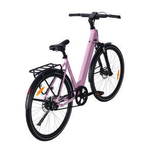 <span class=keywords><strong>Bicicleta</strong></span> Eléctrica Urbana 2026 ODM con Motor de Cubo Trasero sin Escobillas, Transmisión por Correa, Batería de Litio de 36V 10AH, Cuadro de Aluminio y Sensor de Torque - Product Image 2