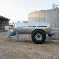 HINDA 2LFS-16 Camion-citerne à fumier tracté par tracteur, boîte de vitesses, volume du réservoir 16000L, galvanisé à chaud, épandeur de fumier, équipement agricole