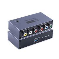 Kartu Pengambilan Video VHS TV-link AV(Y PbPr) Sinyal Komponen NTSC/PAL Output USB2.0 Peralatan Digitalisasi Berbahan Aluminium Alloy