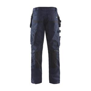 BLAKLADER - 149613308699C46 Pantalones de servicio elásticos con bolsillos para uñas Azul marino oscuro/Negro-PANTALONES DE TRABAJO EAN 7330509548318 - Product Image 2
